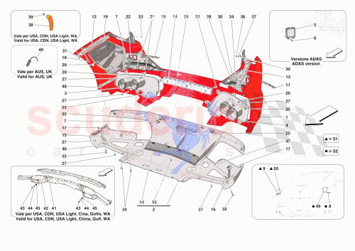 Part Diagram for Ferrari 891961