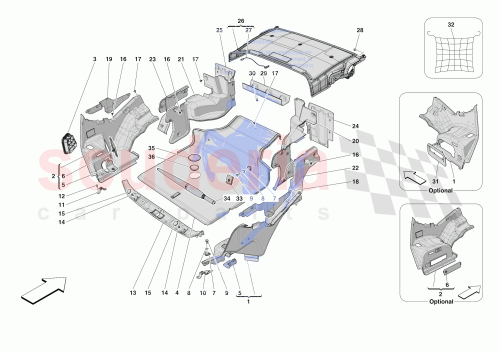Part Diagram for Ferrari 89183000