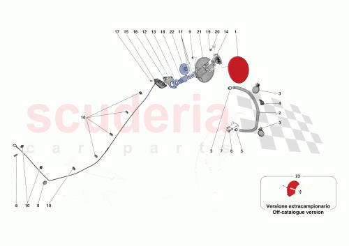 Part Diagram for Ferrari 88945100
