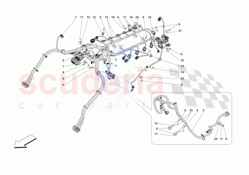 Part Diagram for Ferrari 750606
