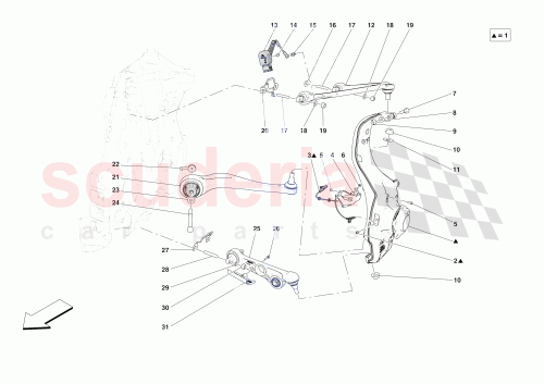 Part Diagram for Ferrari 952665