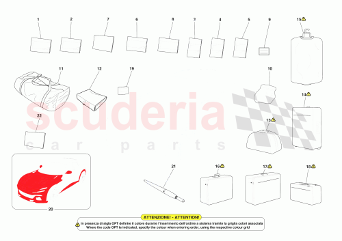 Part Diagram for Ferrari 000954794