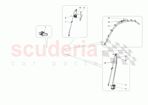 Part Diagram for Ferrari 981830