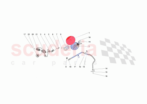 Part Diagram for Ferrari 848082