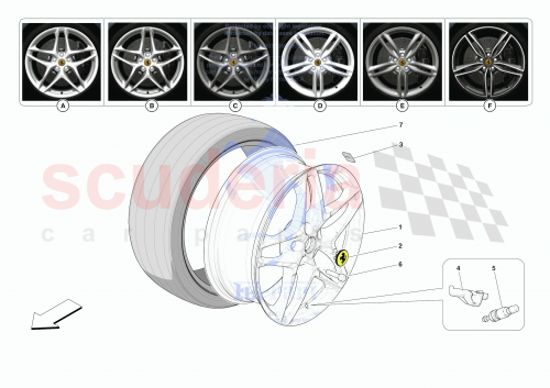 Part Diagram for Ferrari 866485
