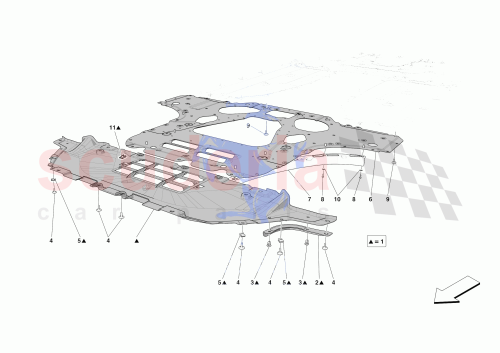 Part Diagram for Ferrari 966936