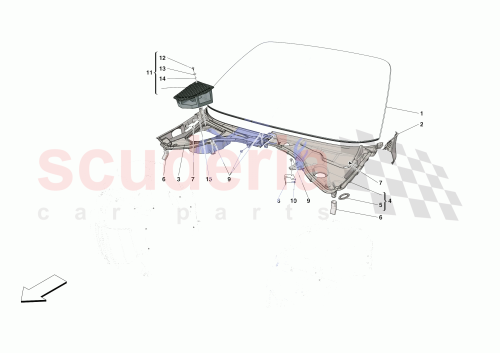Part Diagram for Ferrari 935446