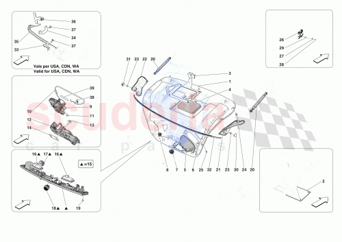 Part Diagram for Ferrari 964745
