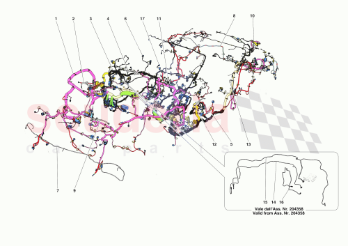 Part Diagram for Ferrari 806953