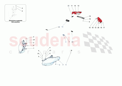 Part Diagram for Ferrari 904370