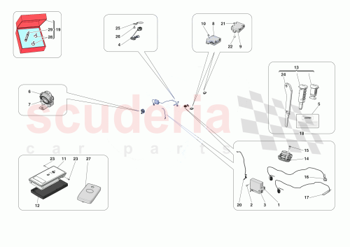 Part Diagram for Ferrari 811661