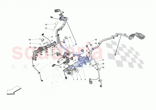 Part Diagram for Ferrari 896455