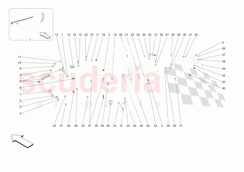 Part Diagram for Ferrari 914131