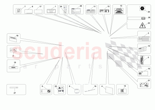 Part Diagram for Ferrari 788186