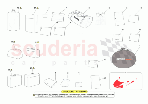 Part Diagram for Ferrari 977141