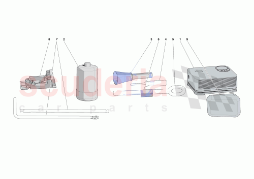 Part Diagram for Ferrari 000958079