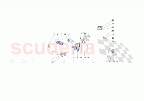 Part Diagram for Ferrari 913806