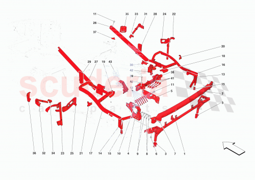 Part Diagram for Ferrari 876403