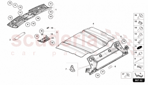 Part Diagram for Lamborghini 4T8817943