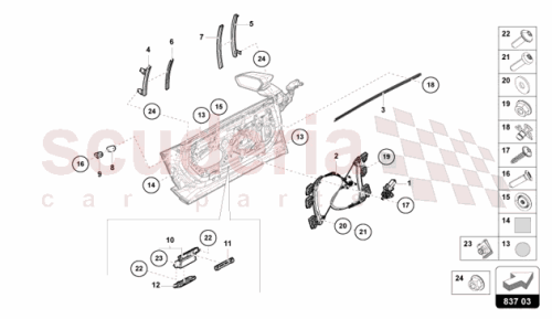 Part Diagram for Lamborghini 47B837477A