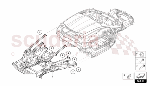Part Diagram for Lamborghini N10673002