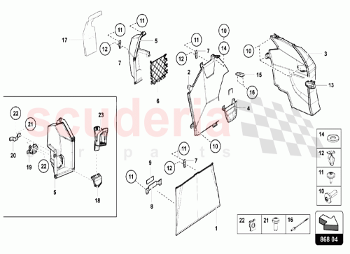 Part Diagram for Lamborghini 475868417D
