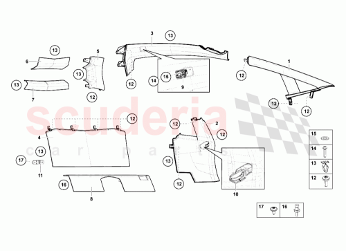 Part Diagram for Lamborghini 476867233