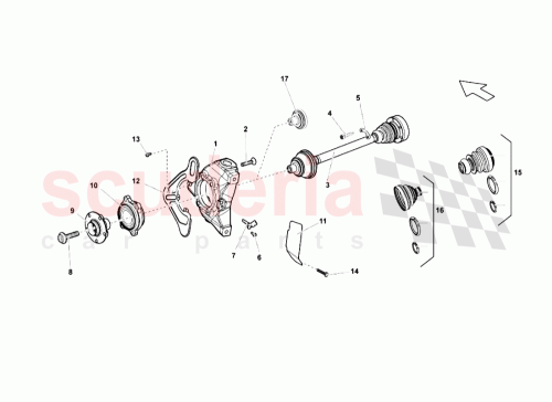Part Diagram for Lamborghini 420407246B