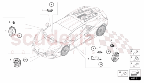 Part Diagram for Lamborghini 47C907175