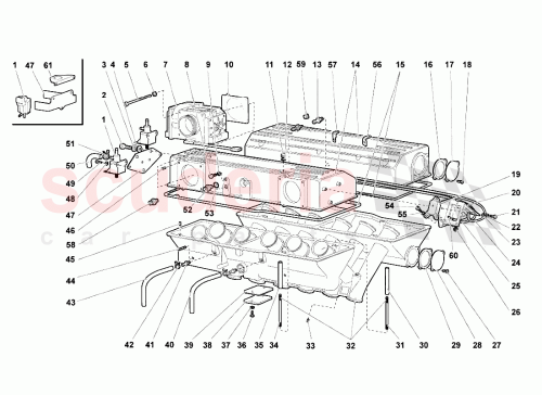 Part Diagram for Lamborghini 07L115707