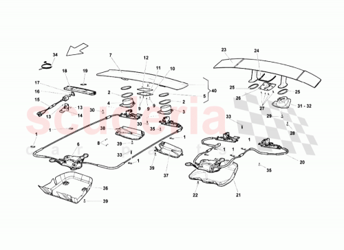 Part Diagram for Lamborghini 8K0980551B