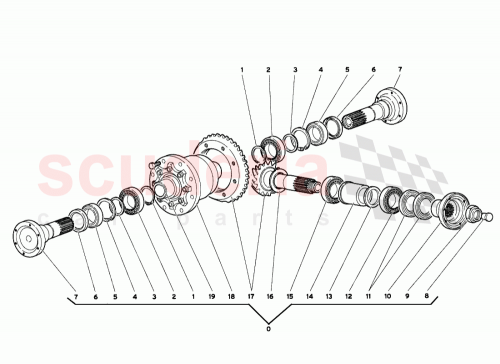 Part Diagram for Lamborghini 0023004291