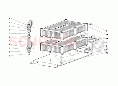 Part Diagram for Lamborghini 006131728