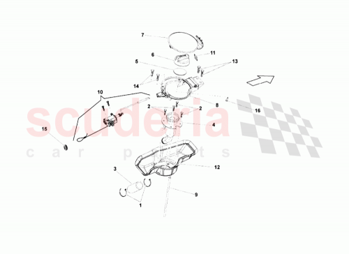 Part Diagram for Lamborghini 407809930D