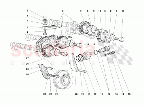 Part Diagram for Lamborghini 001220990