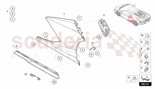 Part Diagram for Lamborghini 47B8630983FZ