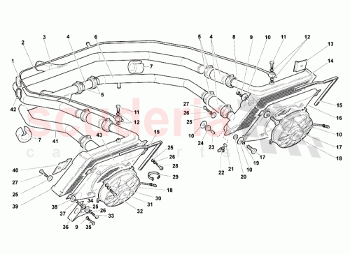 Part Diagram for Lamborghini 410813685
