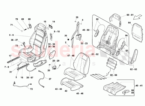 Part Diagram for Lamborghini 400881021RF