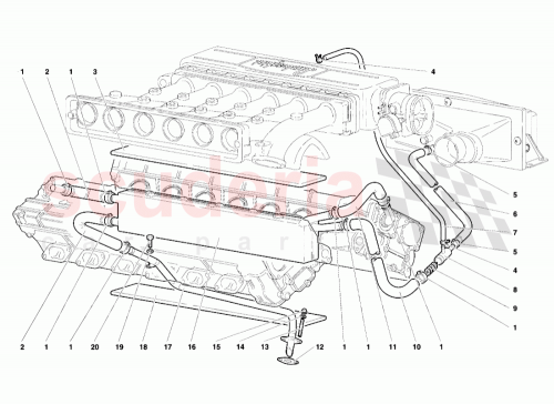 Part Diagram for Lamborghini 001532662