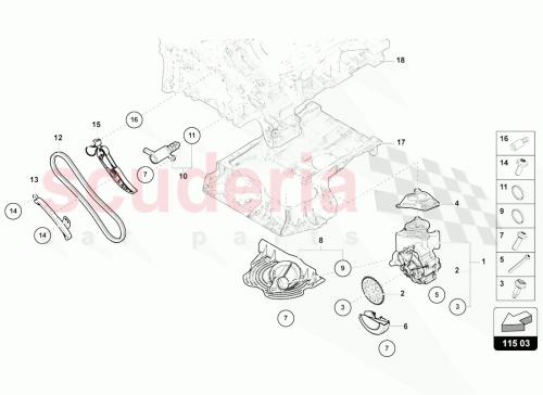 Part Diagram for Lamborghini 06M109469G