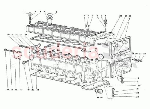 Part Diagram for Lamborghini 0011005230