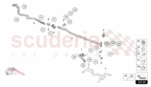 Part Diagram for Lamborghini 47B121083A