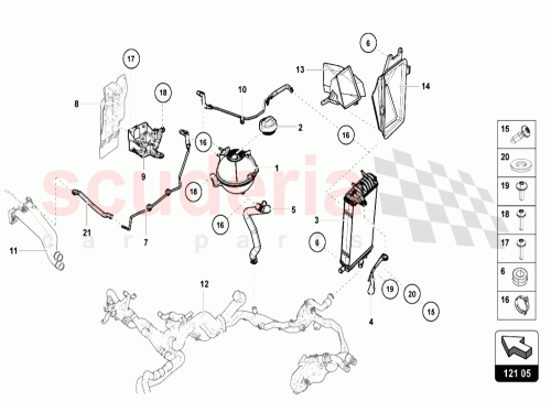 Part Diagram for Lamborghini 420121321