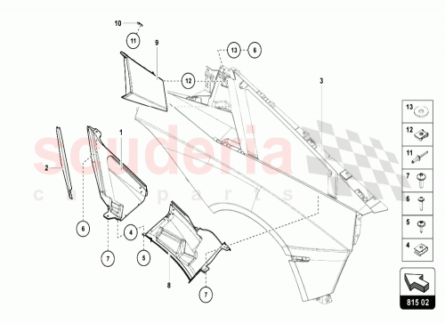 Part Diagram for Lamborghini 470119363E