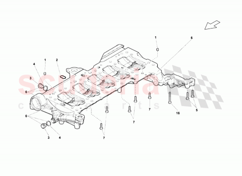 Part Diagram for Lamborghini N91020801