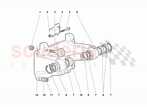 Part Diagram for Lamborghini 008201010