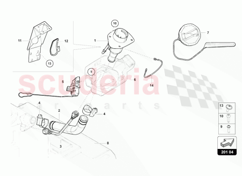 Part Diagram for Lamborghini 1J0201142A