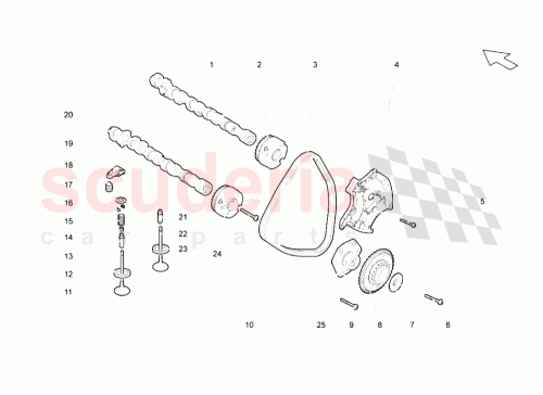 Part Diagram for Lamborghini 036109651