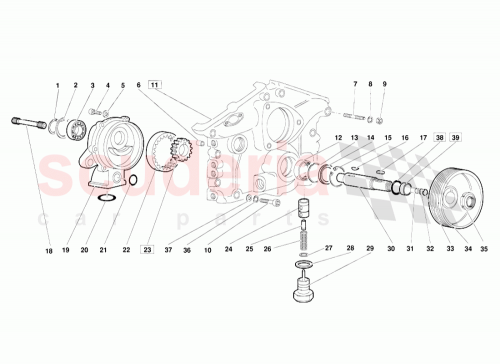 Part Diagram for Lamborghini 001229182