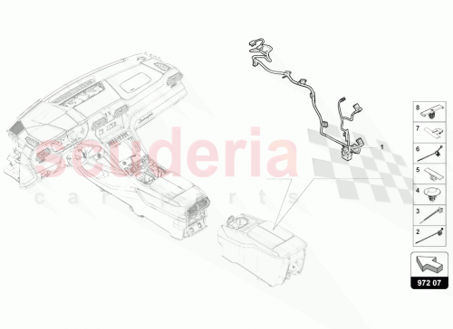 Part Diagram for Lamborghini 4ML971667C